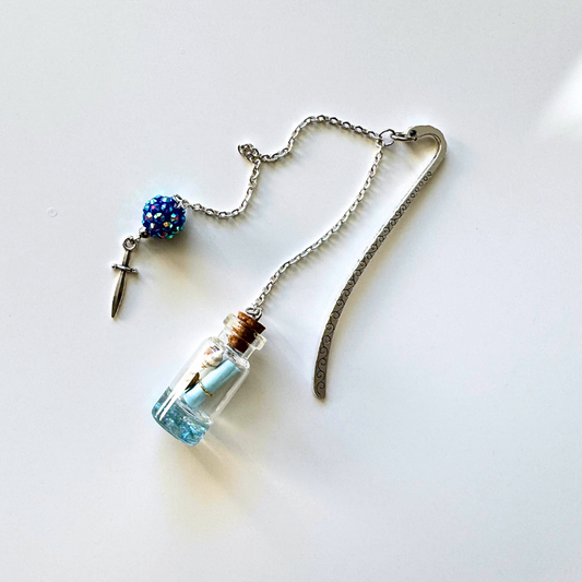 Message in a Bottle - Chain & Hook Bookmark