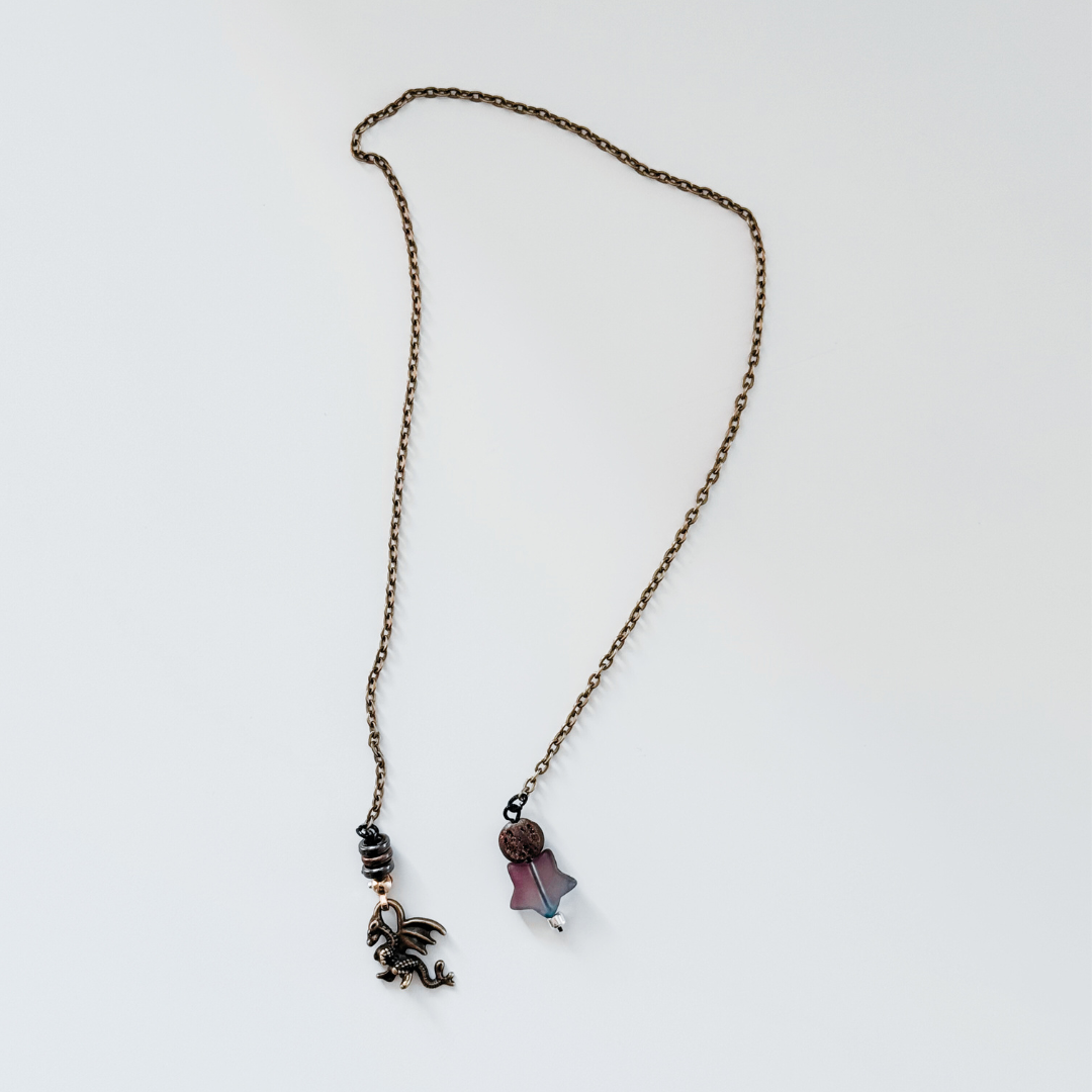 Dragon & Star Chain Bookmark