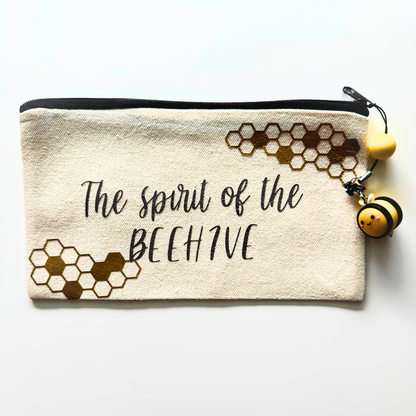 Beehive State Zip Canvas Bags