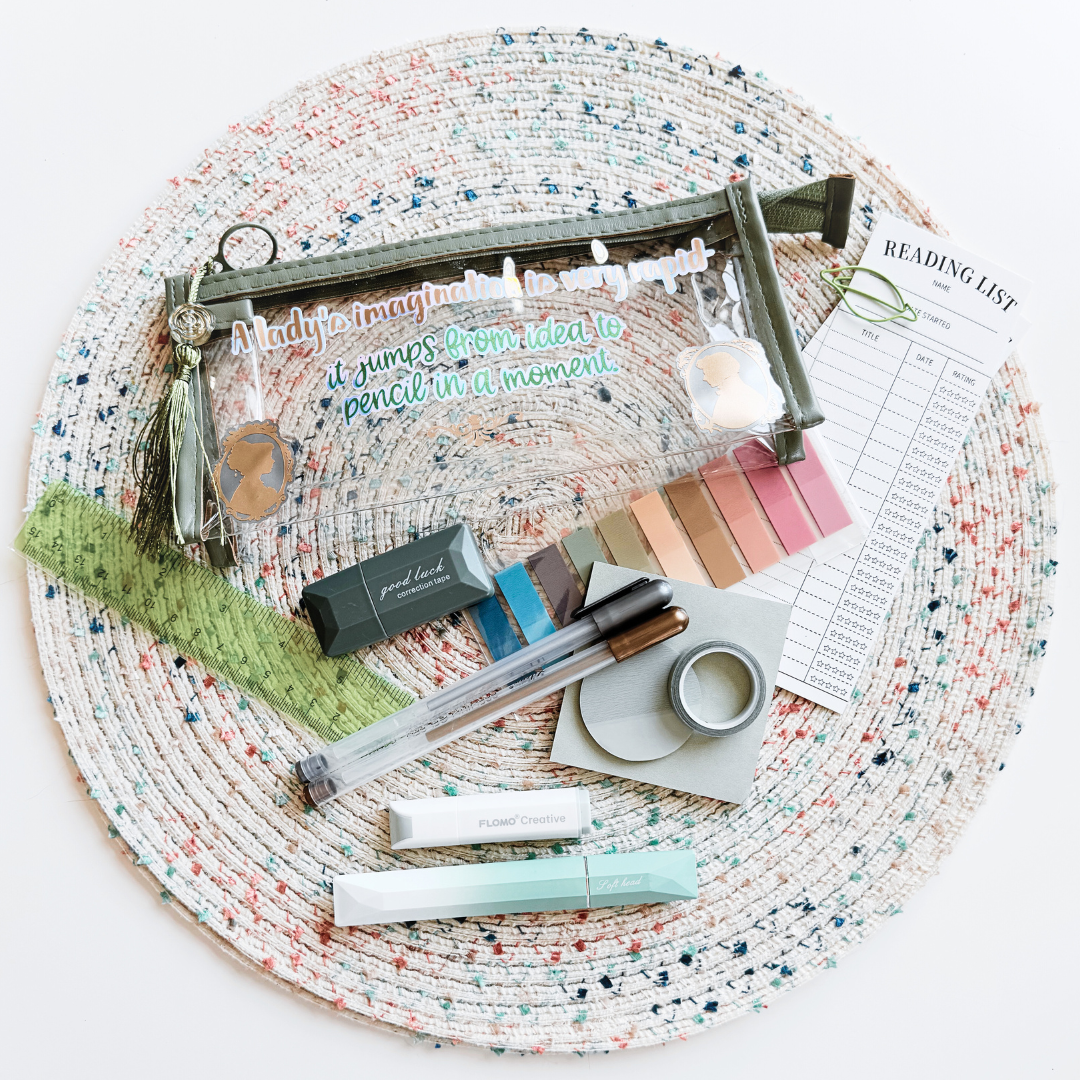 Jane Austen Themed - Annotating Bag