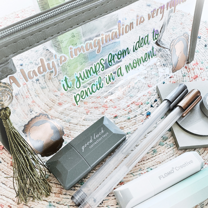 Jane Austen Themed - Annotating Bag