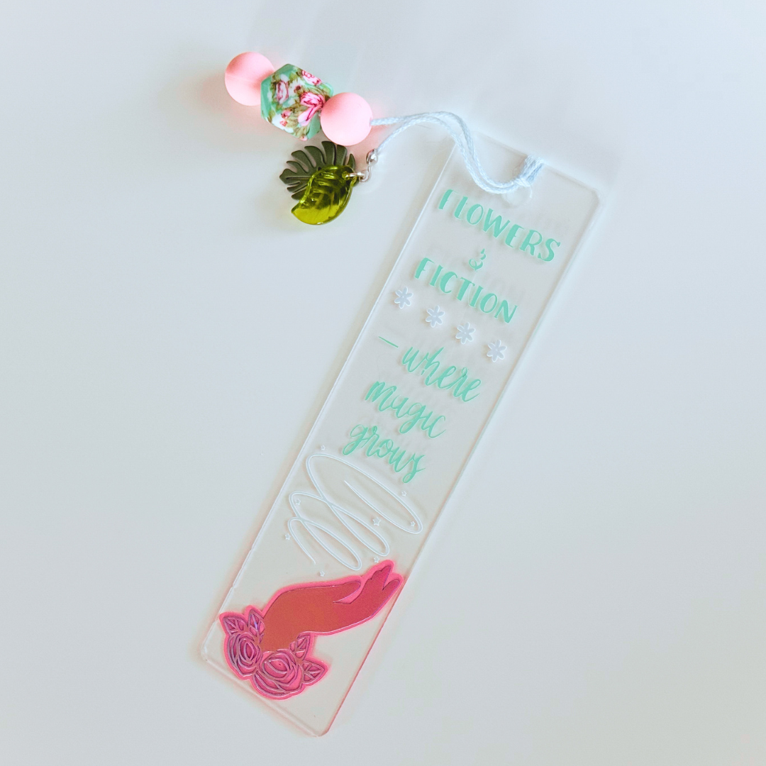 Flowers & Fiction - Bookmark